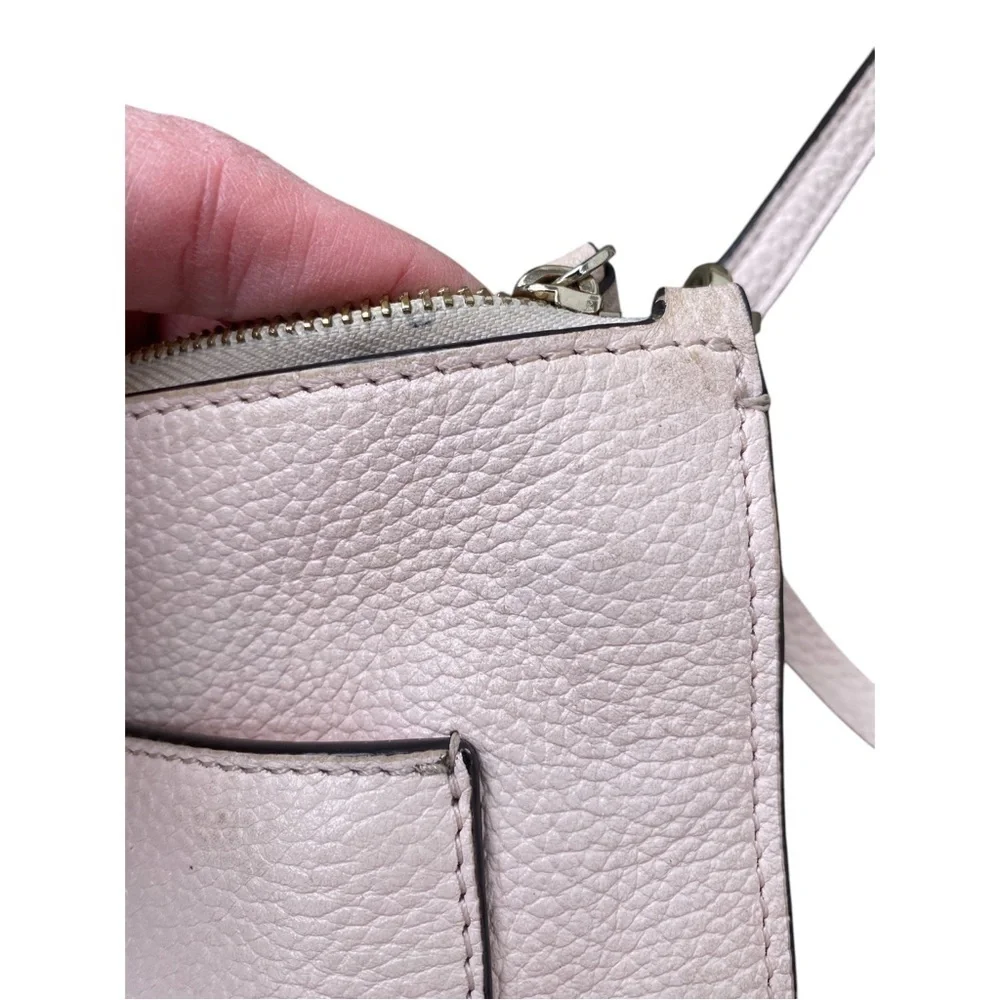 Kate Spade Cream Crossbody with Silver Hardware